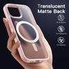 image:imageJETech Magnetic Matte Case for iPhone 13 Black  Compatible with MagSafe Translucent Matte Back Slim Shockproof ProtectionPink