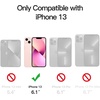 image:imageJETech Magnetic Matte Case for iPhone 13 Black  Compatible with MagSafe Translucent Matte Back Slim Shockproof ProtectionPink