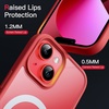 image:imageJETech Magnetic Matte Case for iPhone 13 Black  Compatible with MagSafe Translucent Matte Back Slim Shockproof ProtectionRed