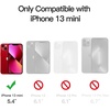 image:imageJETech Magnetic Matte Case for iPhone 13 Black  Compatible with MagSafe Translucent Matte Back Slim Shockproof ProtectionRed