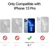 image:imageJETech Magnetic Matte Case for iPhone 13 Black  Compatible with MagSafe Translucent Matte Back Slim Shockproof ProtectionSky Blue