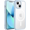 image:imageJETech Magnetic Matte Case for iPhone 13 Black  Compatible with MagSafe Translucent Matte Back Slim Shockproof ProtectionSky Blue