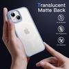 image:imageJETech Magnetic Matte Case for iPhone 13 Black  Compatible with MagSafe Translucent Matte Back Slim Shockproof ProtectionSky Blue