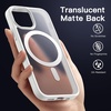 image:imageJETech Magnetic Matte Case for iPhone 13 Black  Compatible with MagSafe Translucent Matte Back Slim Shockproof ProtectionStarlight