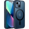 image:imageJETech Magnetic Matte Case for iPhone 13 Black  Compatible with MagSafe Translucent Matte Back Slim Shockproof ProtectionStorm Blue