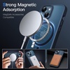 image:imageJETech Magnetic Matte Case for iPhone 13 Black  Compatible with MagSafe Translucent Matte Back Slim Shockproof ProtectionStorm Blue