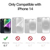 image:imageJETech Magnetic Matte Case for iPhone 14 Plus Black  Compatible with MagSafe Translucent Matte Back Slim Shockproof ProtectionBlack