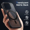 image:imageJETech Magnetic Matte Case for iPhone 14 Plus Black  Compatible with MagSafe Translucent Matte Back Slim Shockproof ProtectionBlack