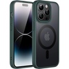 image:imageJETech Magnetic Matte Case for iPhone 14 Plus Black  Compatible with MagSafe Translucent Matte Back Slim Shockproof ProtectionDark Green