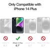 image:imageJETech Magnetic Matte Case for iPhone 14 Plus Black  Compatible with MagSafe Translucent Matte Back Slim Shockproof ProtectionDark Green