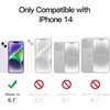 image:imageJETech Magnetic Matte Case for iPhone 14 Plus Black  Compatible with MagSafe Translucent Matte Back Slim Shockproof ProtectionLight Purple