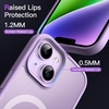 image:imageJETech Magnetic Matte Case for iPhone 14 Plus Black  Compatible with MagSafe Translucent Matte Back Slim Shockproof ProtectionLight Purple