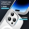 image:imageJETech Magnetic Matte Case for iPhone 14 Plus Black  Compatible with MagSafe Translucent Matte Back Slim Shockproof ProtectionSilver