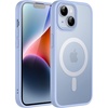 image:imageJETech Magnetic Matte Case for iPhone 14 Plus Black  Compatible with MagSafe Translucent Matte Back Slim Shockproof ProtectionSky Blue