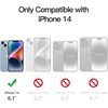 image:imageJETech Magnetic Matte Case for iPhone 14 Plus Black  Compatible with MagSafe Translucent Matte Back Slim Shockproof ProtectionSky Blue