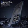 image:imageJETech Magnetic Matte Case for iPhone 14 Plus Black  Compatible with MagSafe Translucent Matte Back Slim Shockproof ProtectionStorm Blue