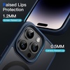 image:imageJETech Magnetic Matte Case for iPhone 14 Plus Black  Compatible with MagSafe Translucent Matte Back Slim Shockproof ProtectionStorm Blue