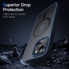 image:imageJETech Magnetic Matte Case for iPhone 14 Plus Black  Compatible with MagSafe Translucent Matte Back Slim Shockproof ProtectionStorm Blue