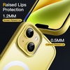 image:imageJETech Magnetic Matte Case for iPhone 14 Plus Black  Compatible with MagSafe Translucent Matte Back Slim Shockproof ProtectionYellow