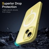 image:imageJETech Magnetic Matte Case for iPhone 14 Plus Black  Compatible with MagSafe Translucent Matte Back Slim Shockproof ProtectionYellow