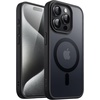 image:imageJETech Magnetic Matte Case for iPhone 15 Plus Black  Compatible with MagSafe Translucent Matte Back Slim Shockproof ProtectionBlack