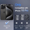 image:imageJETech Magnetic Matte Case for iPhone 15 Plus Black  Compatible with MagSafe Translucent Matte Back Slim Shockproof ProtectionBlack