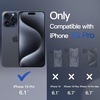 image:imageJETech Magnetic Matte Case for iPhone 15 Plus Black  Compatible with MagSafe Translucent Matte Back Slim Shockproof ProtectionBlue