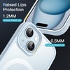 image:imageJETech Magnetic Matte Case for iPhone 15 Plus Black  Compatible with MagSafe Translucent Matte Back Slim Shockproof ProtectionBlue