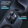 image:imageJETech Magnetic Matte Case for iPhone 15 Plus Black  Compatible with MagSafe Translucent Matte Back Slim Shockproof ProtectionBlue