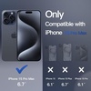 image:imageJETech Magnetic Matte Case for iPhone 15 Plus Black  Compatible with MagSafe Translucent Matte Back Slim Shockproof ProtectionBlue