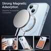 image:imageJETech Magnetic Matte Case for iPhone 15 Plus Black  Compatible with MagSafe Translucent Matte Back Slim Shockproof ProtectionBlue Back