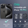 image:imageJETech Magnetic Matte Case for iPhone 15 Plus Black  Compatible with MagSafe Translucent Matte Back Slim Shockproof ProtectionDark Green