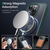 image:imageJETech Magnetic Matte Case for iPhone 15 Plus Black  Compatible with MagSafe Translucent Matte Back Slim Shockproof ProtectionDark Green