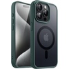 image:imageJETech Magnetic Matte Case for iPhone 15 Plus Black  Compatible with MagSafe Translucent Matte Back Slim Shockproof ProtectionDark Green