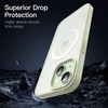 image:imageJETech Magnetic Matte Case for iPhone 15 Plus Black  Compatible with MagSafe Translucent Matte Back Slim Shockproof ProtectionGreen