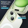 image:imageJETech Magnetic Matte Case for iPhone 15 Plus Black  Compatible with MagSafe Translucent Matte Back Slim Shockproof ProtectionGreen