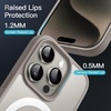 image:imageJETech Magnetic Matte Case for iPhone 15 Plus Black  Compatible with MagSafe Translucent Matte Back Slim Shockproof ProtectionNatural Titanium