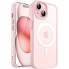 image:imageJETech Magnetic Matte Case for iPhone 15 Plus Black  Compatible with MagSafe Translucent Matte Back Slim Shockproof ProtectionPink