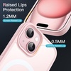 image:imageJETech Magnetic Matte Case for iPhone 15 Plus Black  Compatible with MagSafe Translucent Matte Back Slim Shockproof ProtectionPink