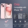 image:imageJETech Magnetic Matte Case for iPhone 15 Plus Black  Compatible with MagSafe Translucent Matte Back Slim Shockproof ProtectionPink