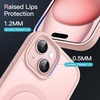 image:imageJETech Magnetic Matte Case for iPhone 15 Plus Black  Compatible with MagSafe Translucent Matte Back Slim Shockproof ProtectionPink Back