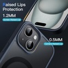 image:imageJETech Magnetic Matte Case for iPhone 15 Plus Black  Compatible with MagSafe Translucent Matte Back Slim Shockproof ProtectionStorm Blue