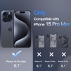 image:imageJETech Magnetic Matte Case for iPhone 15 Plus Black  Compatible with MagSafe Translucent Matte Back Slim Shockproof ProtectionStorm Blue