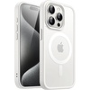 image:imageJETech Magnetic Matte Case for iPhone 15 Plus Black  Compatible with MagSafe Translucent Matte Back Slim Shockproof ProtectionWhite