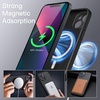image:imageJETech Magnetic Silicone Case for iPhone 13 Black  Compatible with MagSafe Silky Soft Touch Full Camera Lens Protection Shock Absorbing Phone CoverBlack