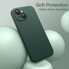 image:imageJETech Magnetic Silicone Case for iPhone 13 Black  Compatible with MagSafe Silky Soft Touch Full Camera Lens Protection Shock Absorbing Phone CoverMidnight Green
