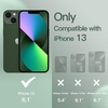 image:imageJETech Magnetic Silicone Case for iPhone 13 Black  Compatible with MagSafe Silky Soft Touch Full Camera Lens Protection Shock Absorbing Phone CoverMidnight Green