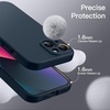 image:imageJETech Magnetic Silicone Case for iPhone 13 Black  Compatible with MagSafe Silky Soft Touch Full Camera Lens Protection Shock Absorbing Phone CoverNavy