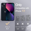 image:imageJETech Magnetic Silicone Case for iPhone 13 Black  Compatible with MagSafe Silky Soft Touch Full Camera Lens Protection Shock Absorbing Phone CoverNavy