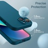 image:imageJETech Magnetic Silicone Case for iPhone 13 Black  Compatible with MagSafe Silky Soft Touch Full Camera Lens Protection Shock Absorbing Phone CoverTeal
